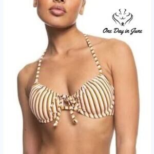 Roxy PT Beach Classics Underwire Bikini Top Size XS